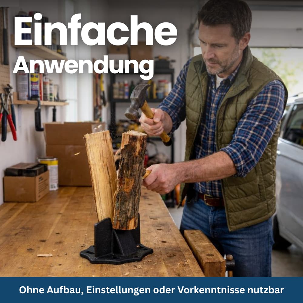 Kindling Log Splitter – Compact & Portable