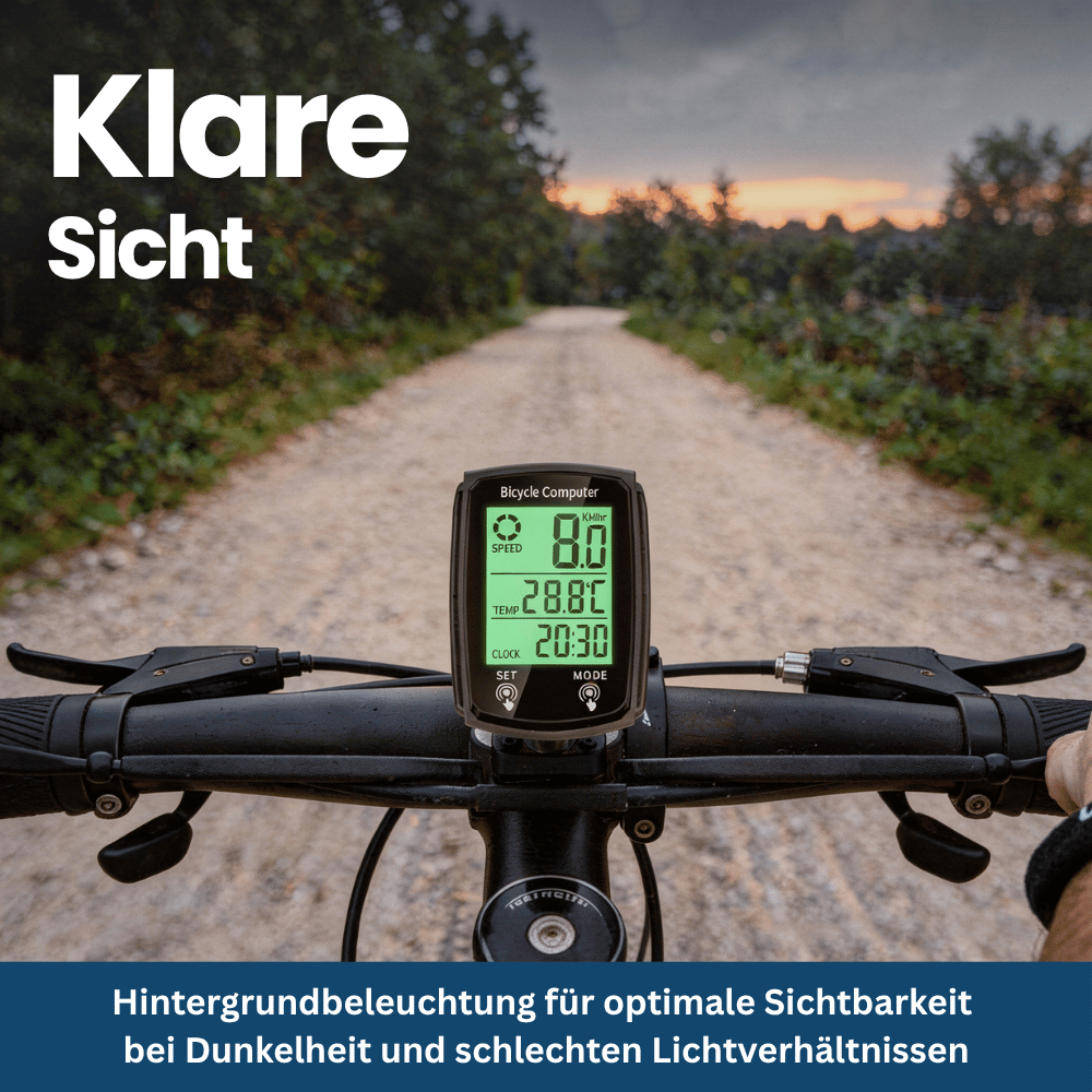 Digital Bike Computer with Speedometer & Odometer
