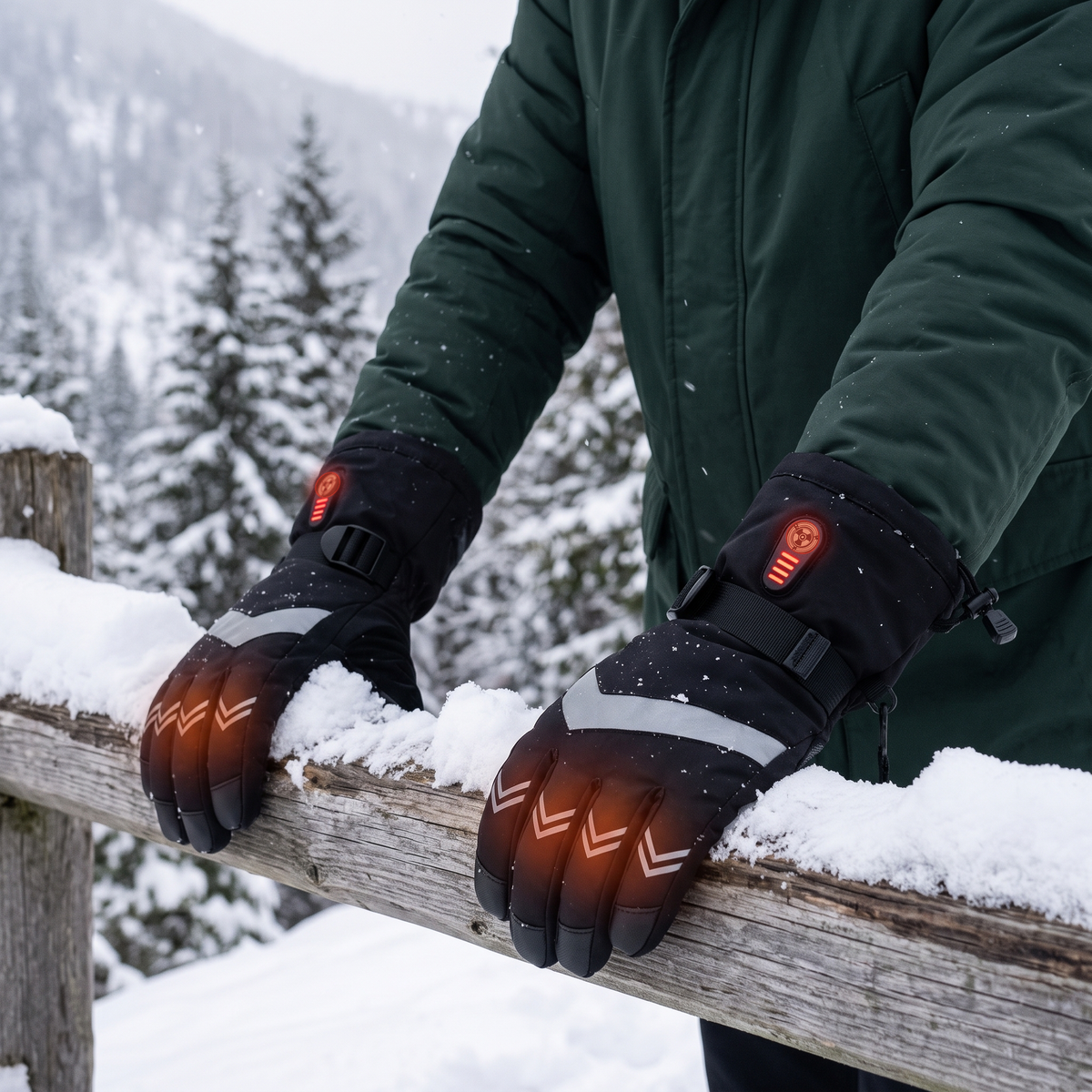 ThermoHand PRO beheizte Finger im Winter