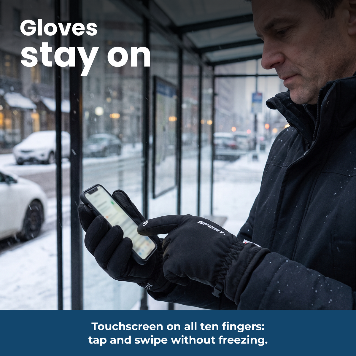 ThermoSmart Gloves – Gloves stay on