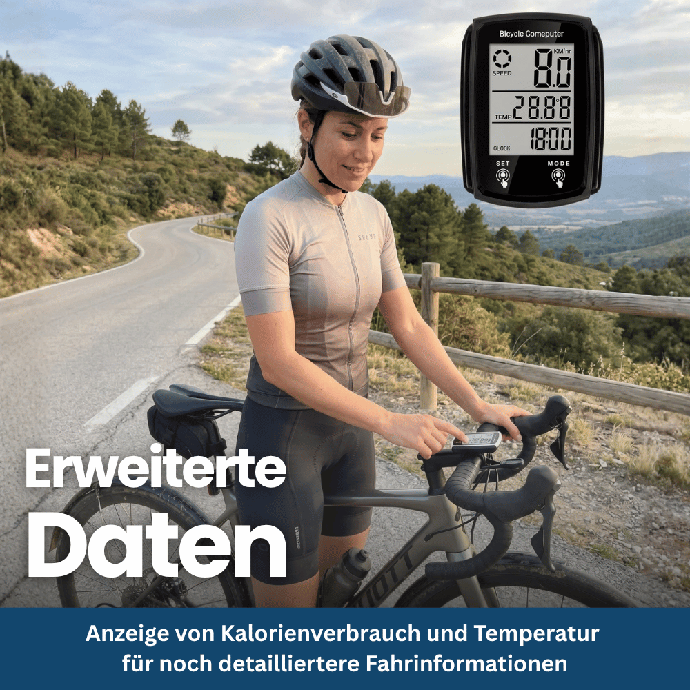 Digital Bike Computer with Speedometer & Odometer