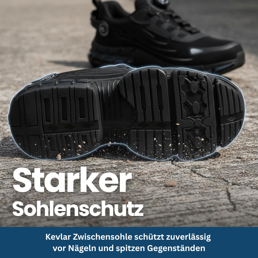 Safety Sneakers with Steel Toe & Dial Closure