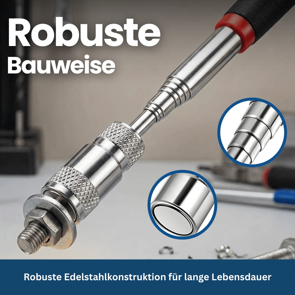 MagniGrip Pro – Telescopic Magnetic Pickup Tool with LED