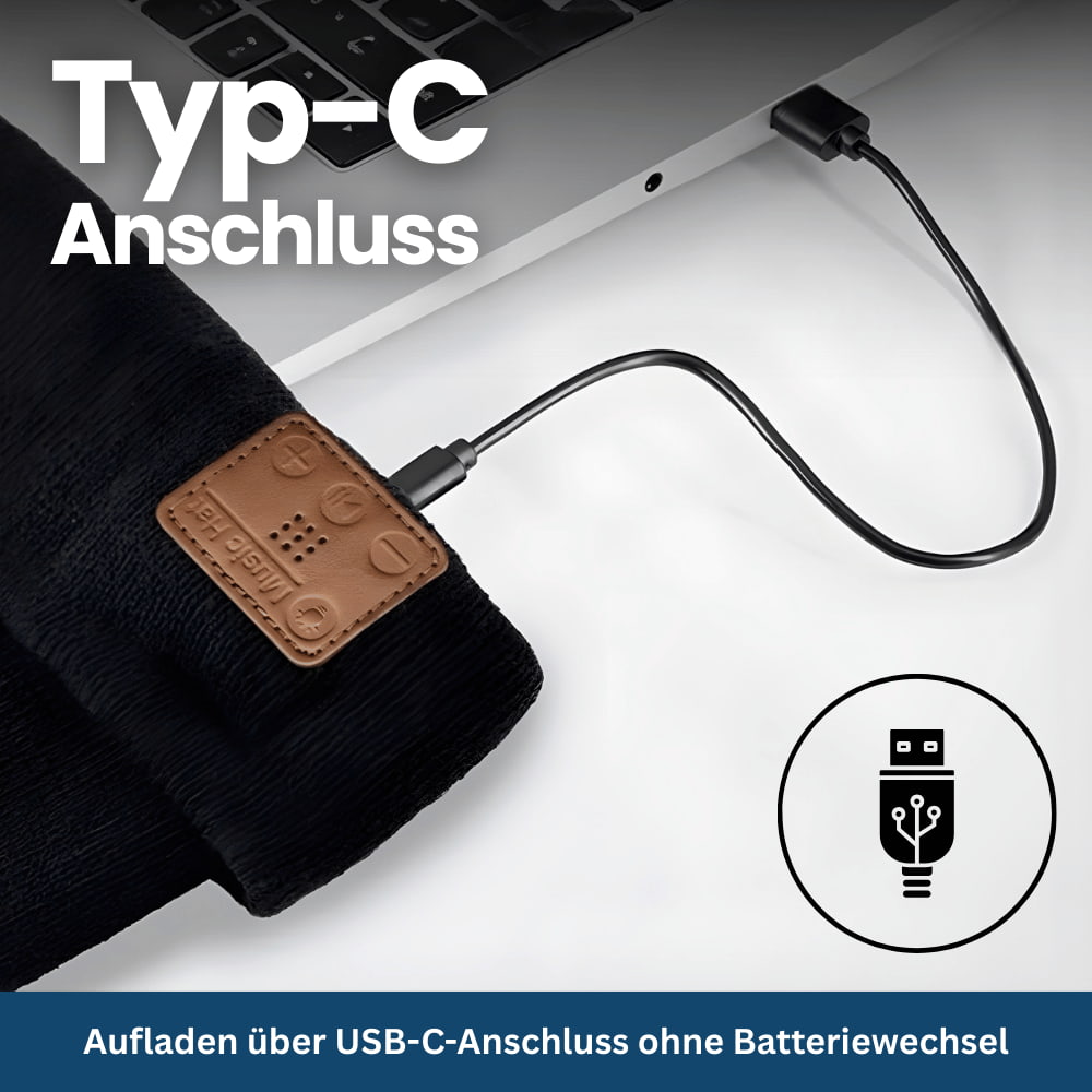 BeamTune – Beanie with Headlamp & Bluetooth Music Function