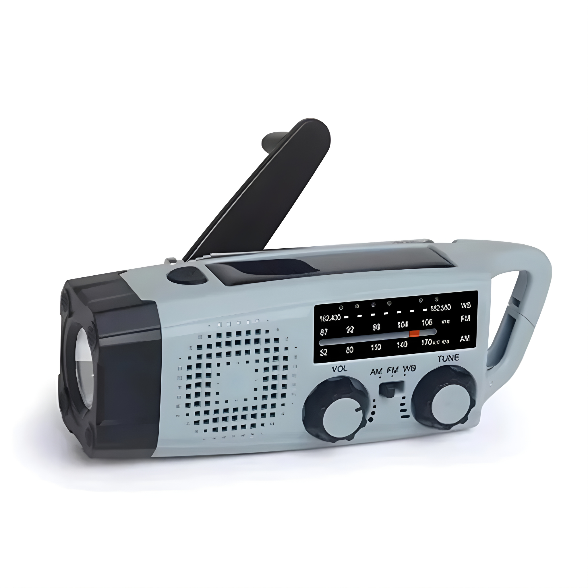 StormGuard 2000 – Solar Emergency Radio with Crank, Light & SOS