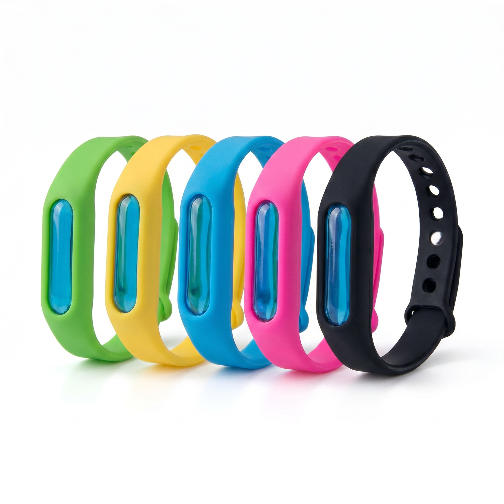 BiteFree Mückenschutz-Armband Set – 5 Farben