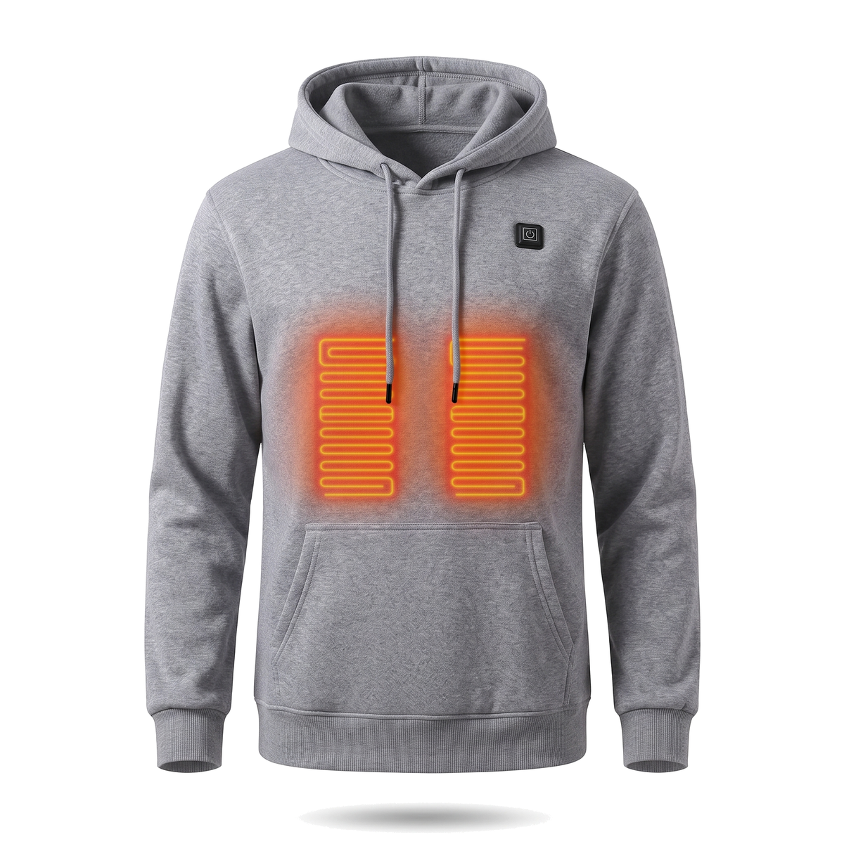 CozyHeat Heated Hoodie in Grey