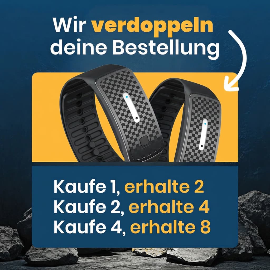 EcoMosquito Protection Bracelet Double-Up Offer