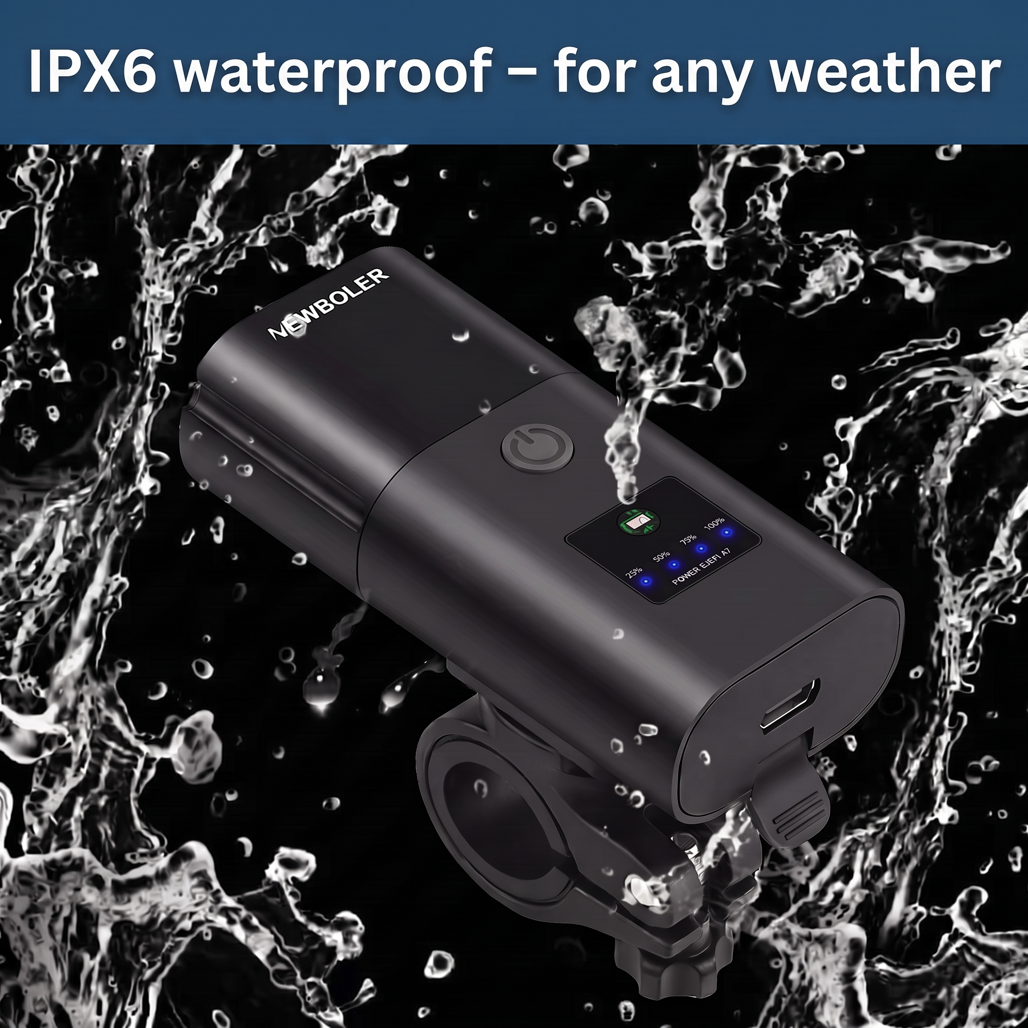 [en] Lumo Front Light – IPX6 waterproof