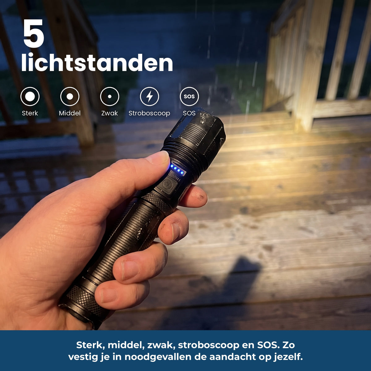 5 lichtstanden