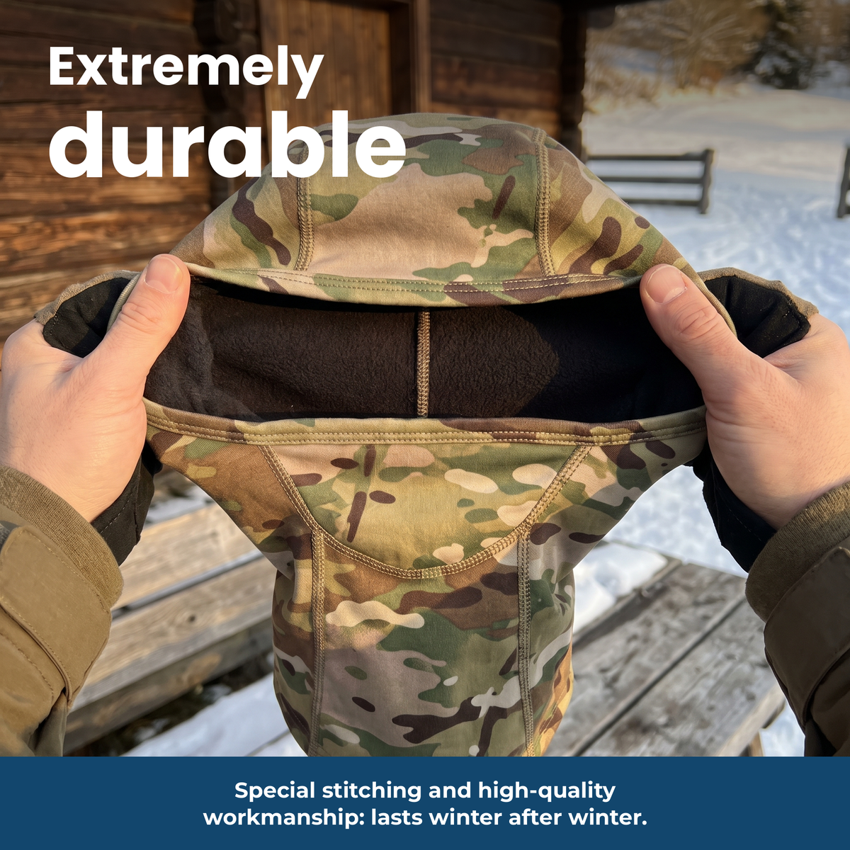 Polar-Fleece Sturmhaube - Extrem robust