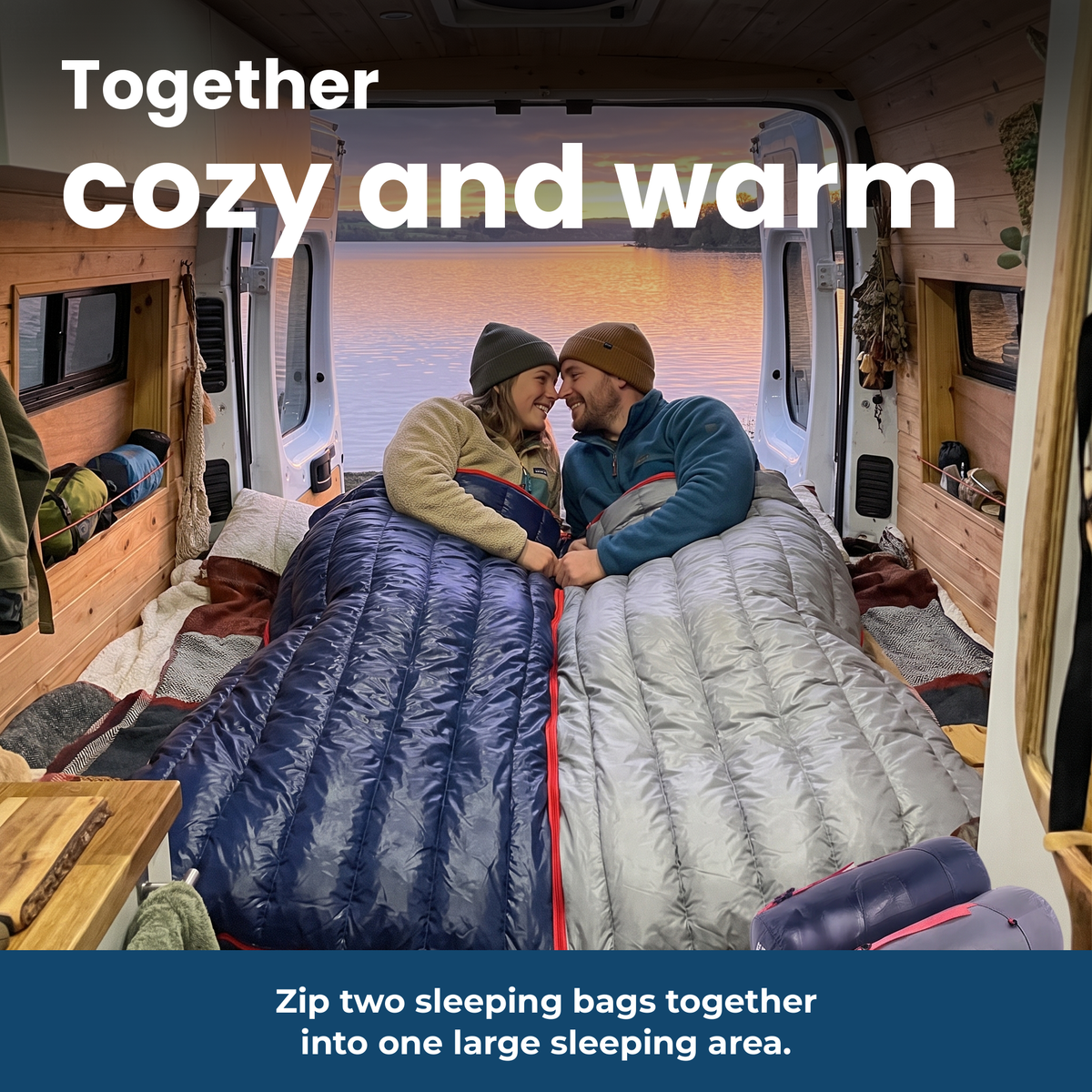 ThermoComfort Sleeping Bag – Together cozy and warm