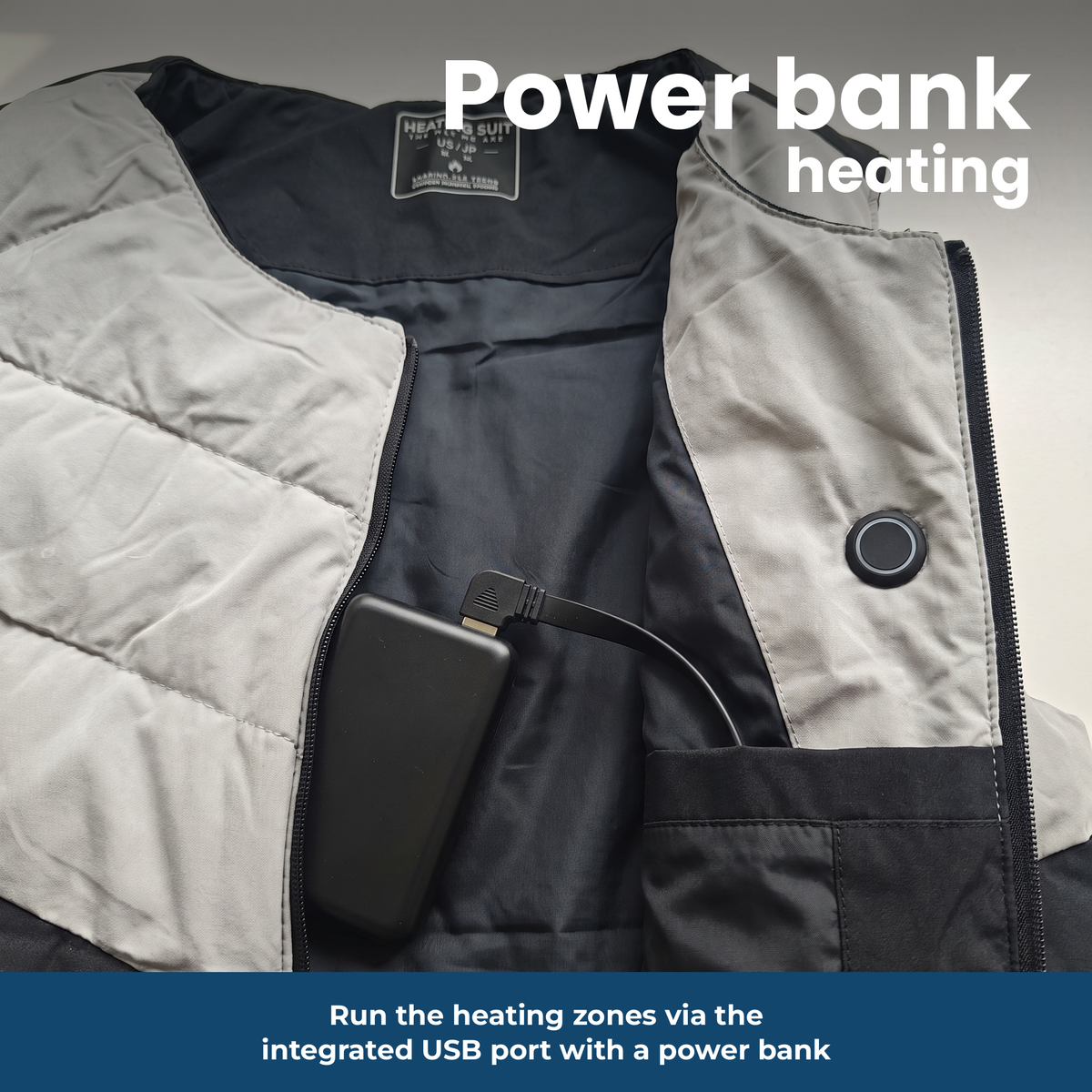ThermoCore Pro integrated USB power connection