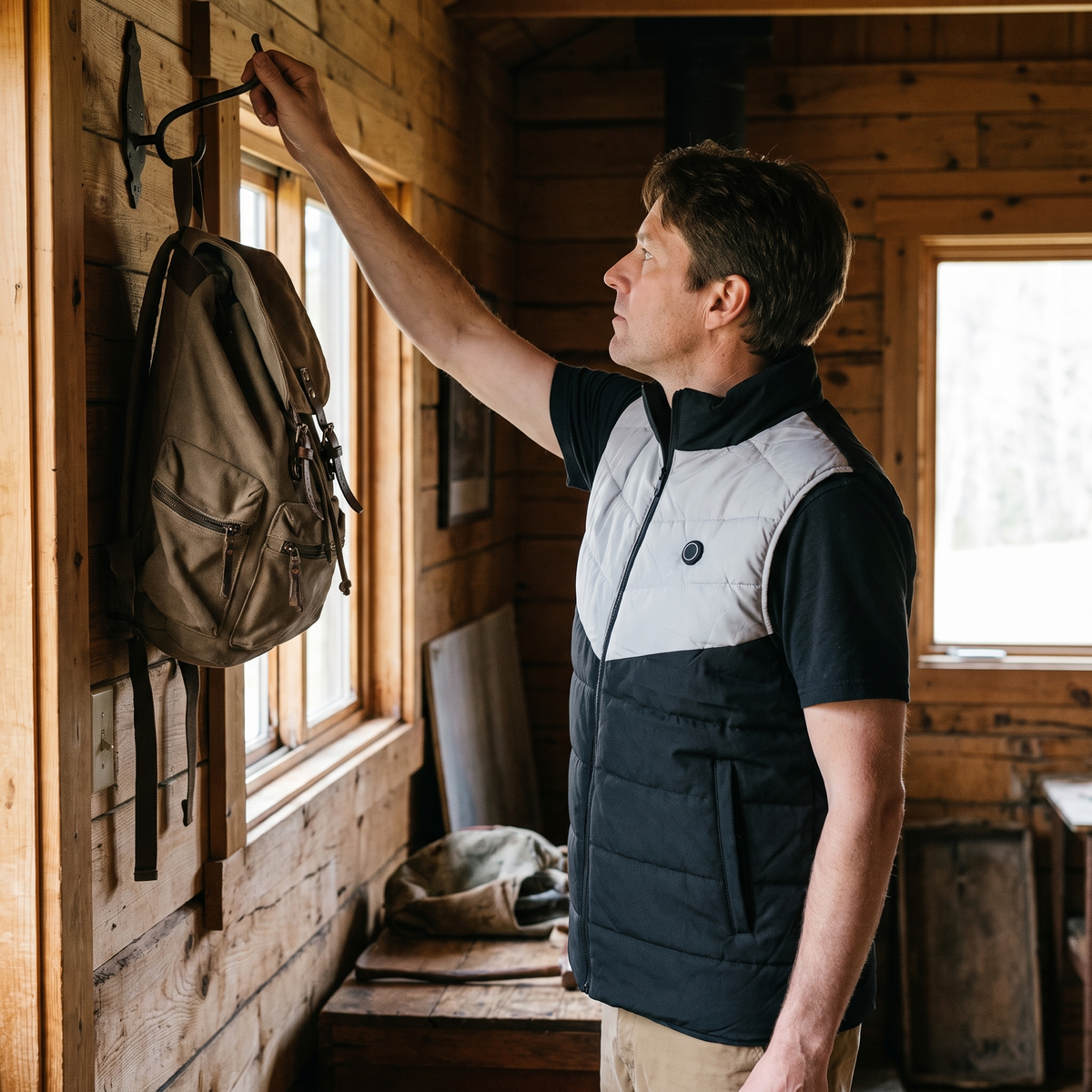 ThermoCore Pro bei freier Armbewegung
